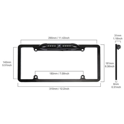 HD Car Number Plate Camera Mount