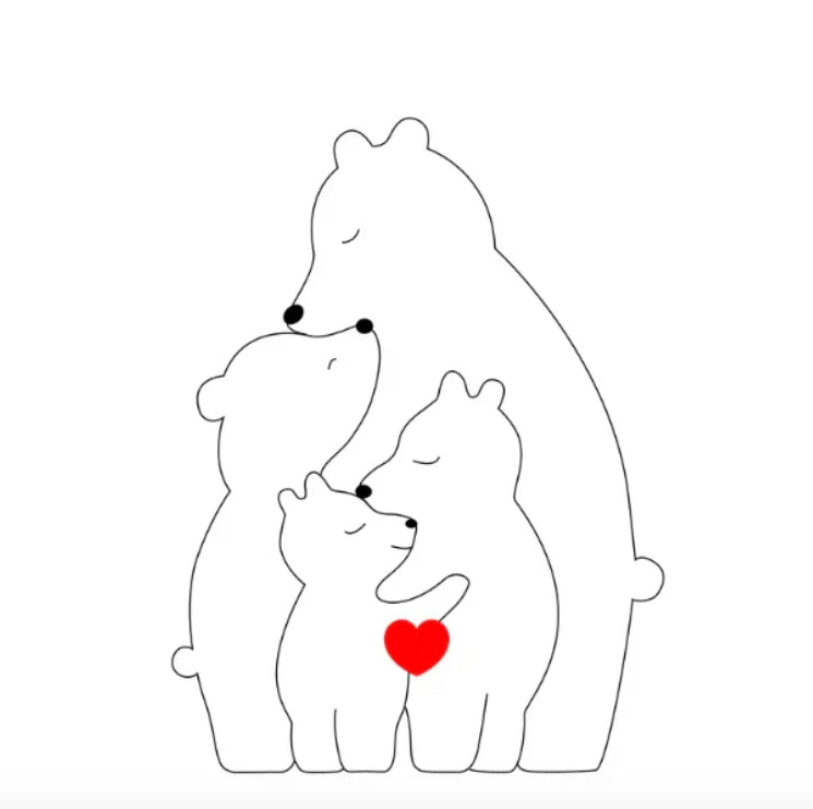 Customizable Cute Bear Figurines