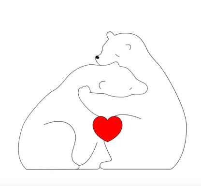 Customizable Cute Bear Collectible Figures