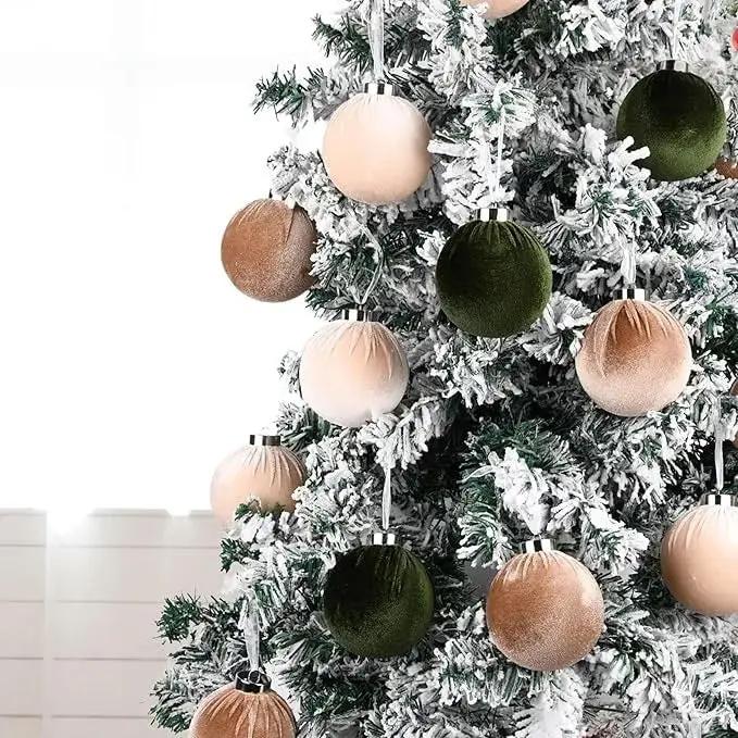 Luxurious Plush Holiday Tree Decorations