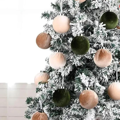 Luxurious Plush Holiday Tree Decorations
