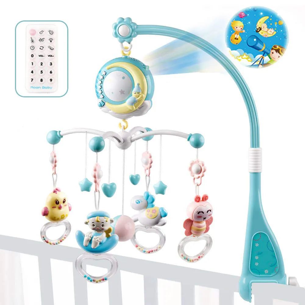 Soothing Baby Mobile with Music and Night Light - Luxicro