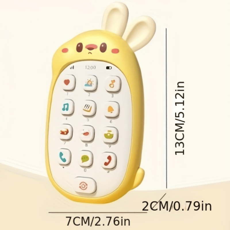 Baby Music Phone Toy with Lights and Sounds