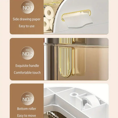 Space Saving Bathroom Storage Trolley