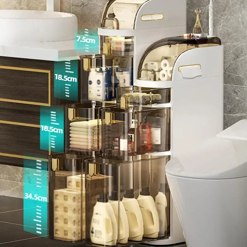 Space Saving Bathroom Storage Trolley
