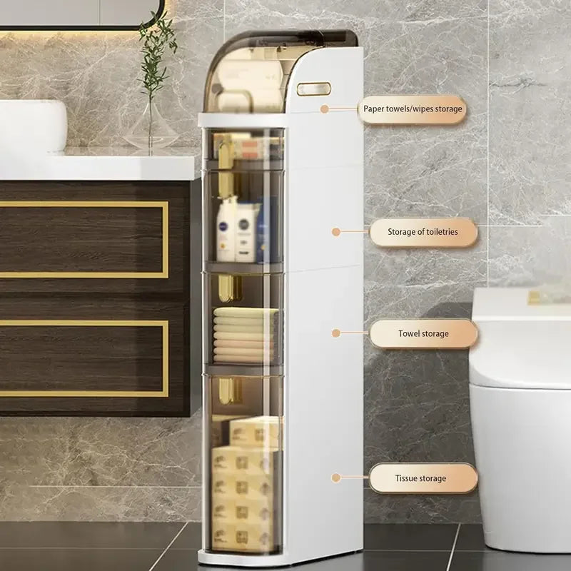 Space Saving Bathroom Storage Trolley