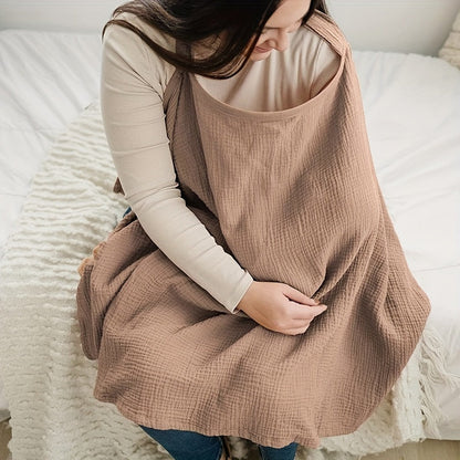 Cozy Nursing Blanket - Gentle Cotton Cover for Moms