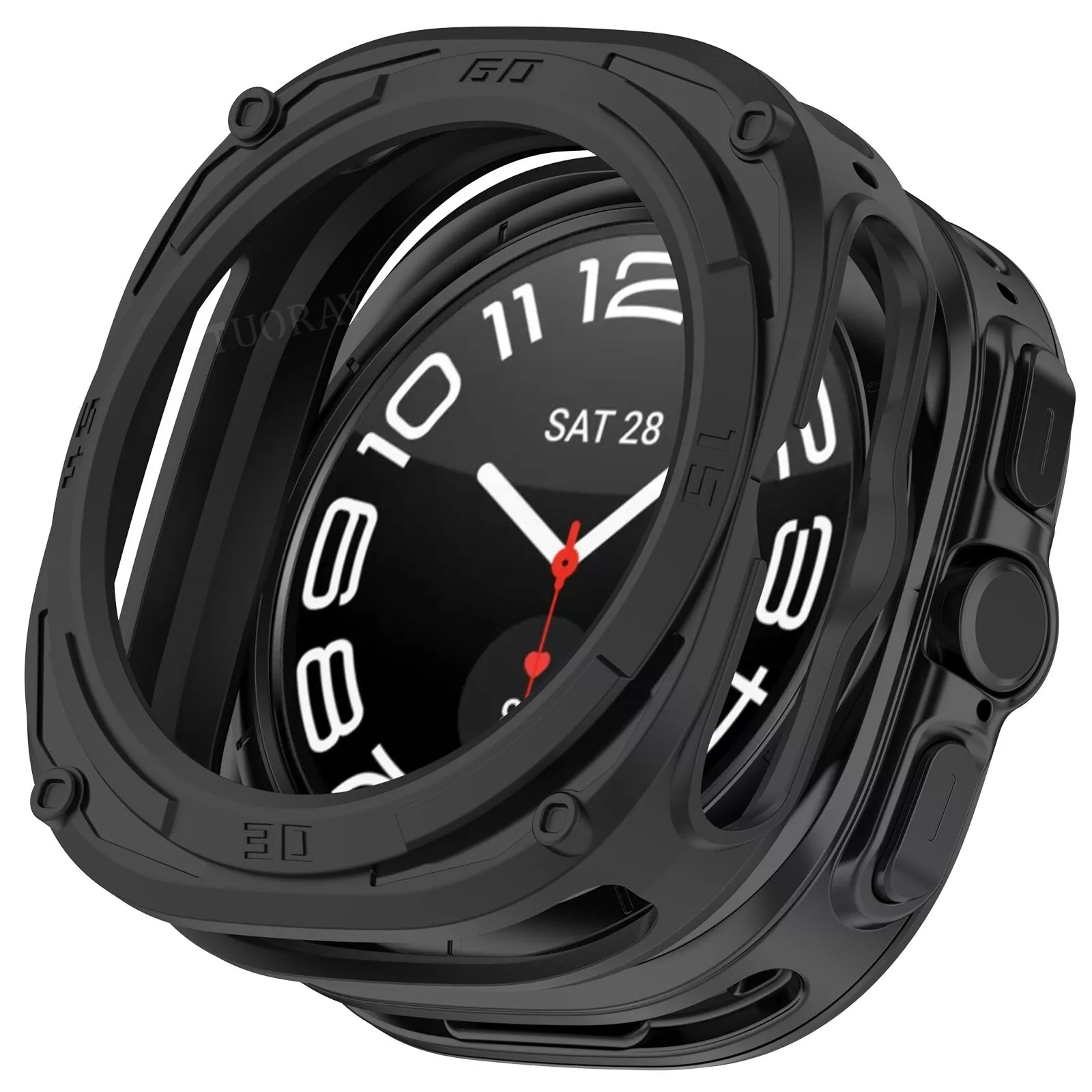 Durable Clear Protective Case For Samsung Watch Ultra 47mm - Luxicro