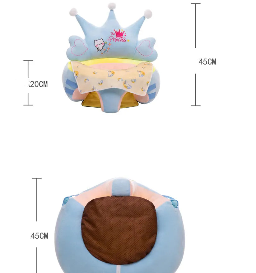 Baby Support Chair with Play Arch - Soft Sitting Helper