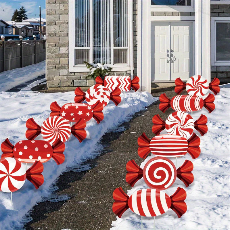 Colorful Christmas Pathway String Lights - Luxicro