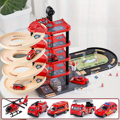 Ultimate 3D Fire Station Playset with Trucks and Accessories