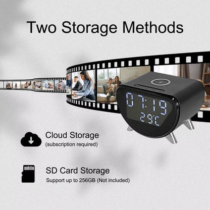 Compact HD Smart Security Camera Clock