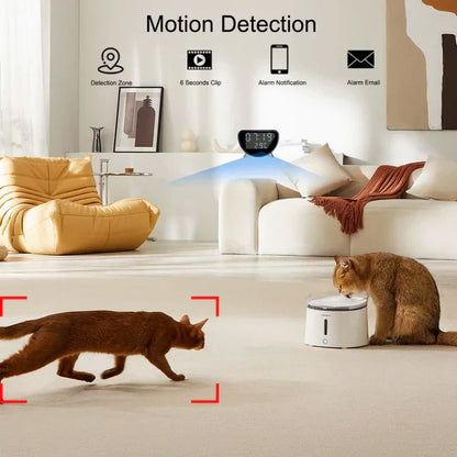Compact HD Smart Security Camera Clock