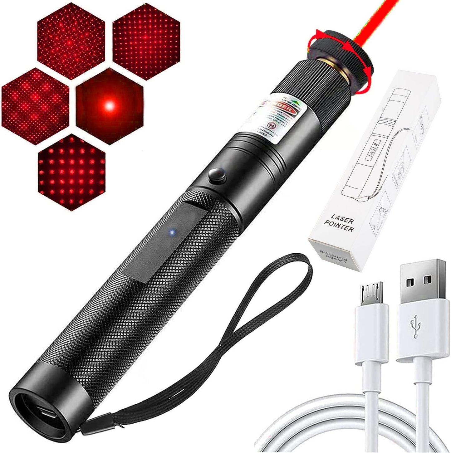 Bright LED Laser Pointer Pen