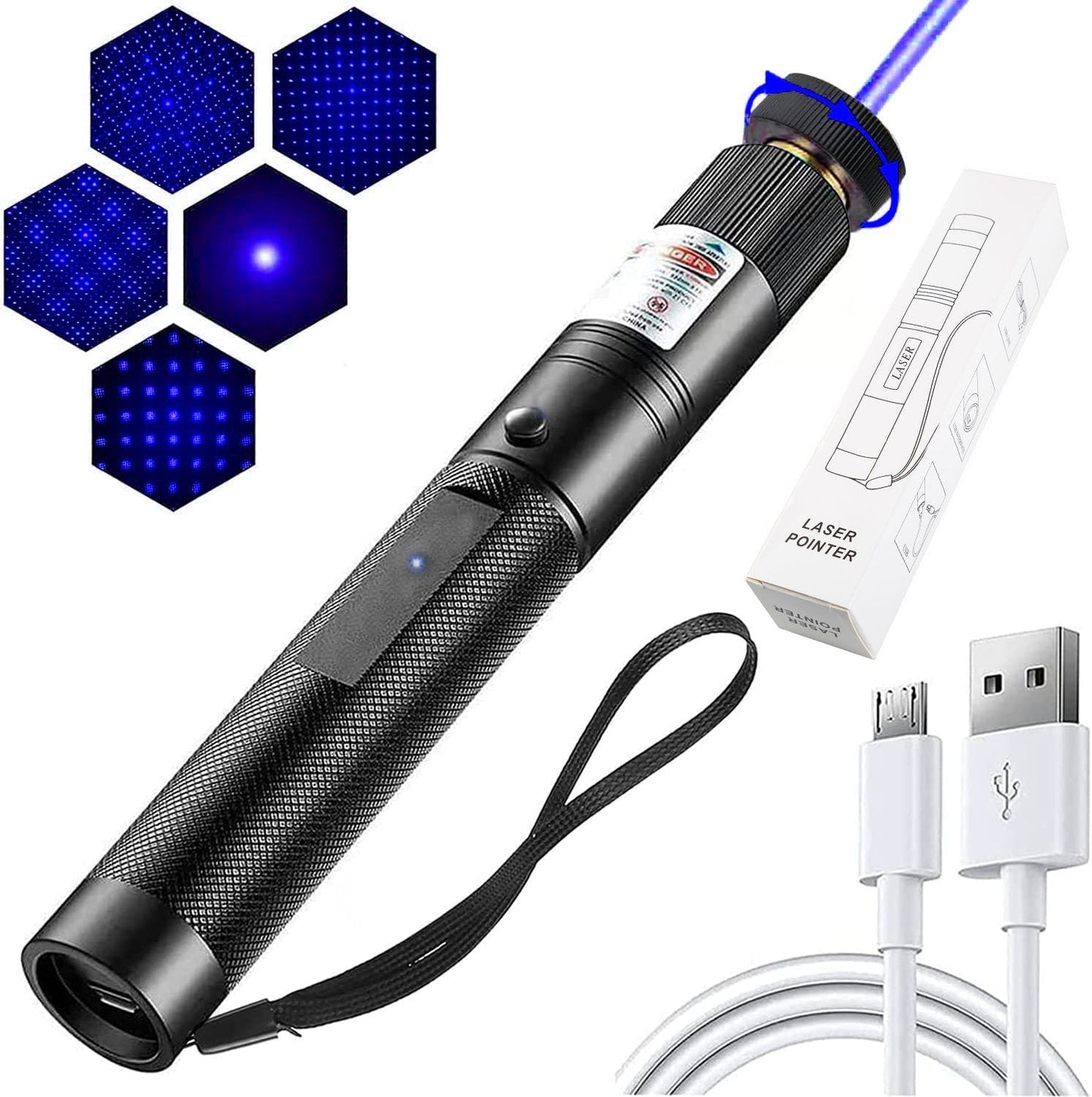 Bright LED Laser Pointer Pen