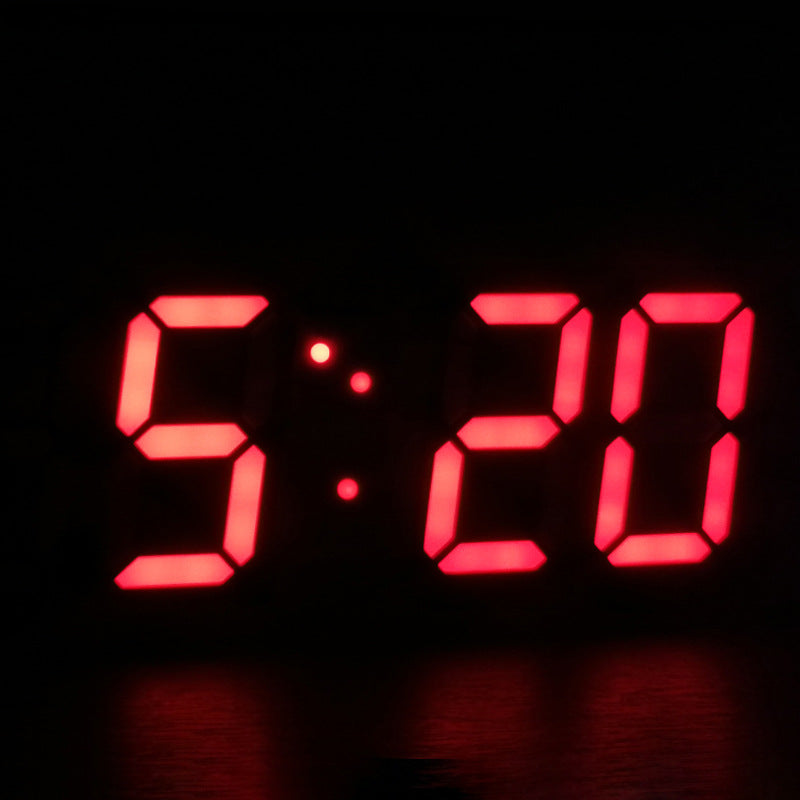 Contemporary LED Digital Wall Clock Decoration