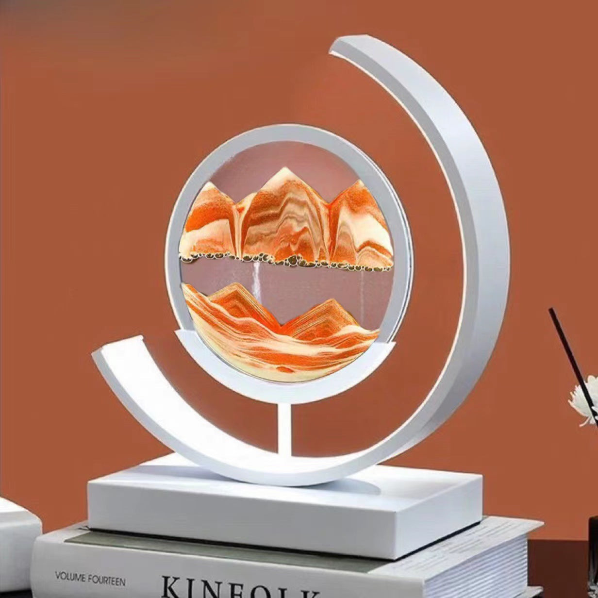 Colorful Beach Hourglass Desk Figurine Ornament