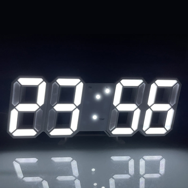 Contemporary LED Digital Wall Clock Decoration
