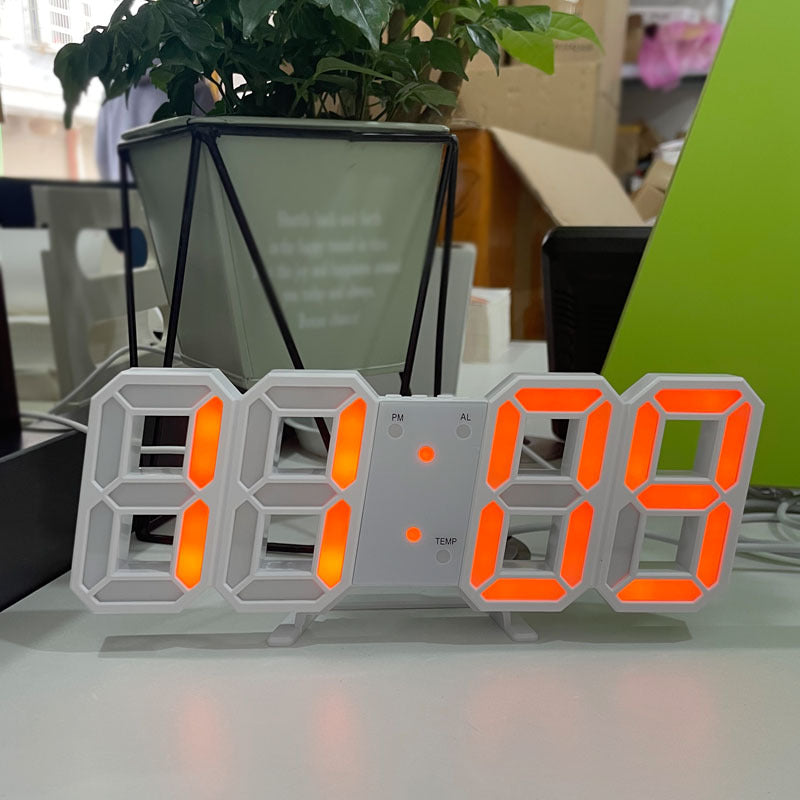 Contemporary LED Digital Wall Clock Decoration