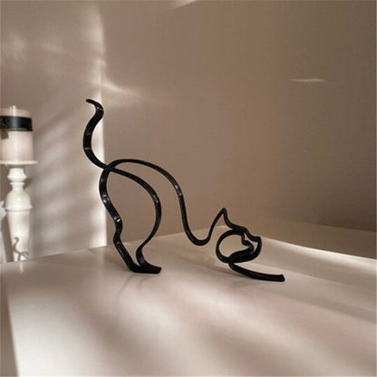 Classic Bronze Pet Figurine Decorative Accent