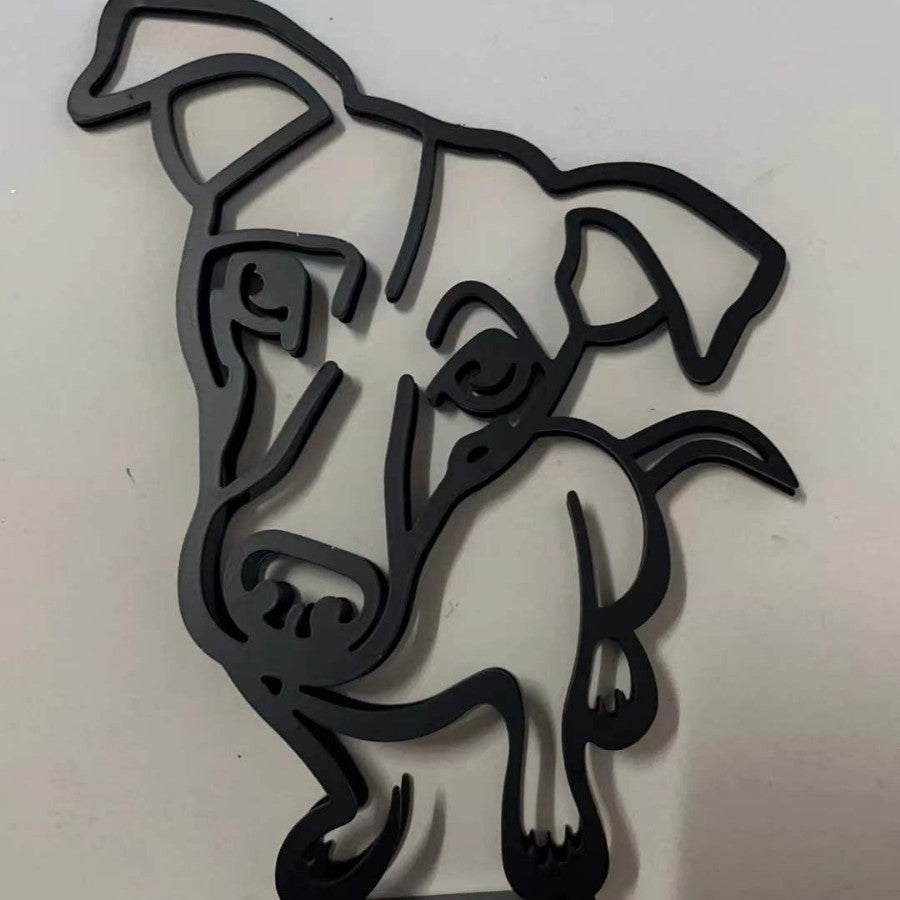 Classic Bronze Pet Figurine Decorative Accent