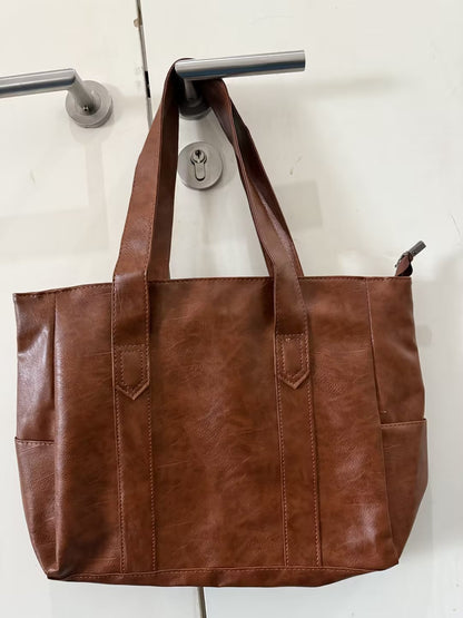 Genuine Leather Tote Bag for Women