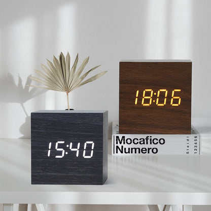 Digital Square Clock Thermometer - Luxicro
