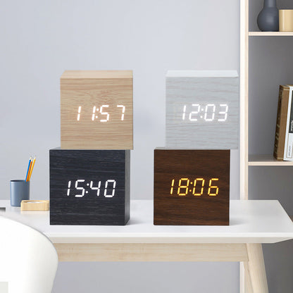 Digital Square Clock Thermometer