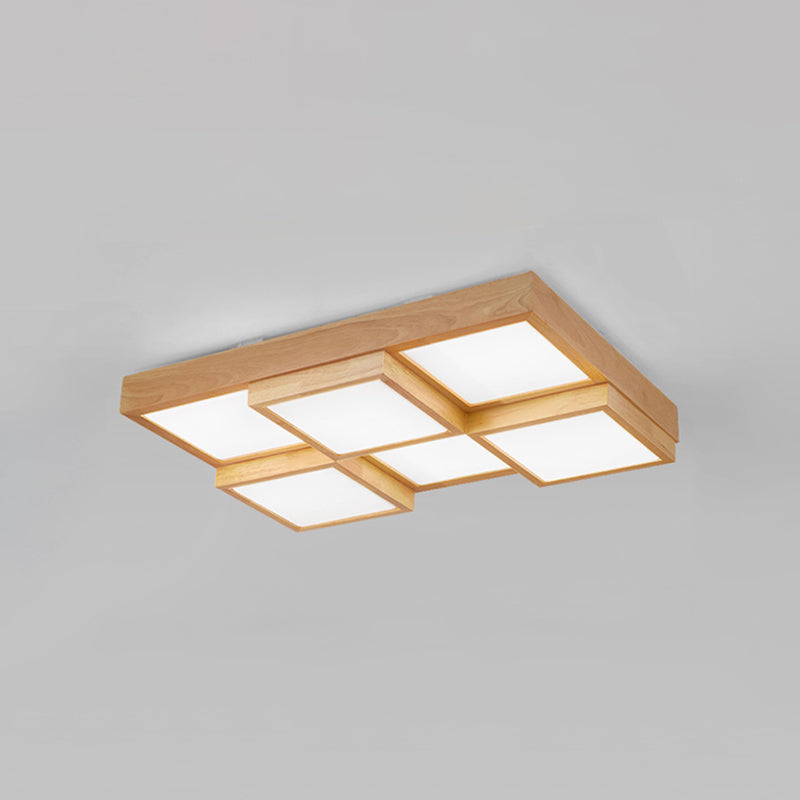 Farmhouse Style Wooden Pendant Light Fixture - Luxicro
