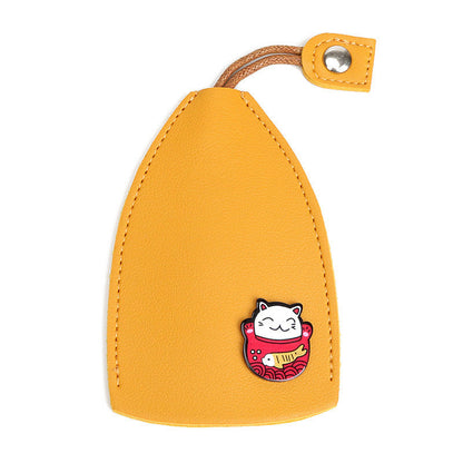 Vibrant Fruit Pattern Key Pouch