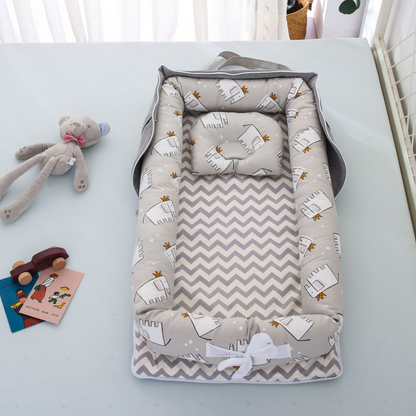 Portable Space Saving Baby Bed with Mattress