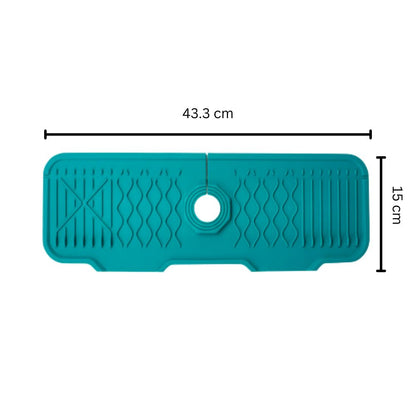 Blue Non Slip Kitchen Sink Mat