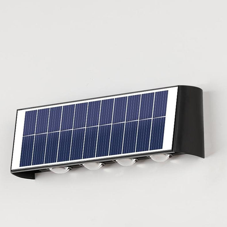 Outdoor Solar LED Wall Light Waterproof Rectangular Lamp