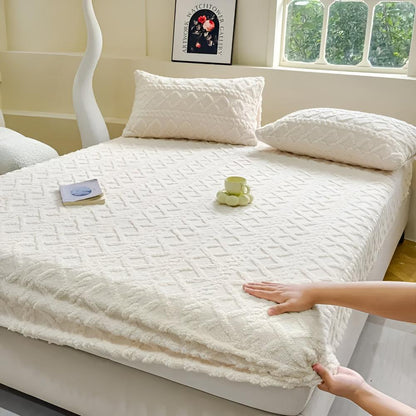 Luxurious Plush Fleece Bed Sheet Set