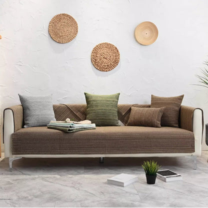 Soft Breathable Fabric Sofa Slipcover Couch Protector