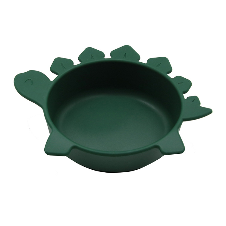 Cute Kids Dino Bowl with Grip Bottom
