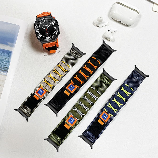 Stylish Nylon Strap For Samsung Watch 7 Ultra