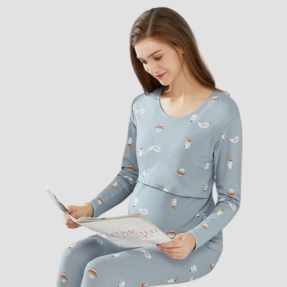 Cozy Maternity Night Dress for Lounging