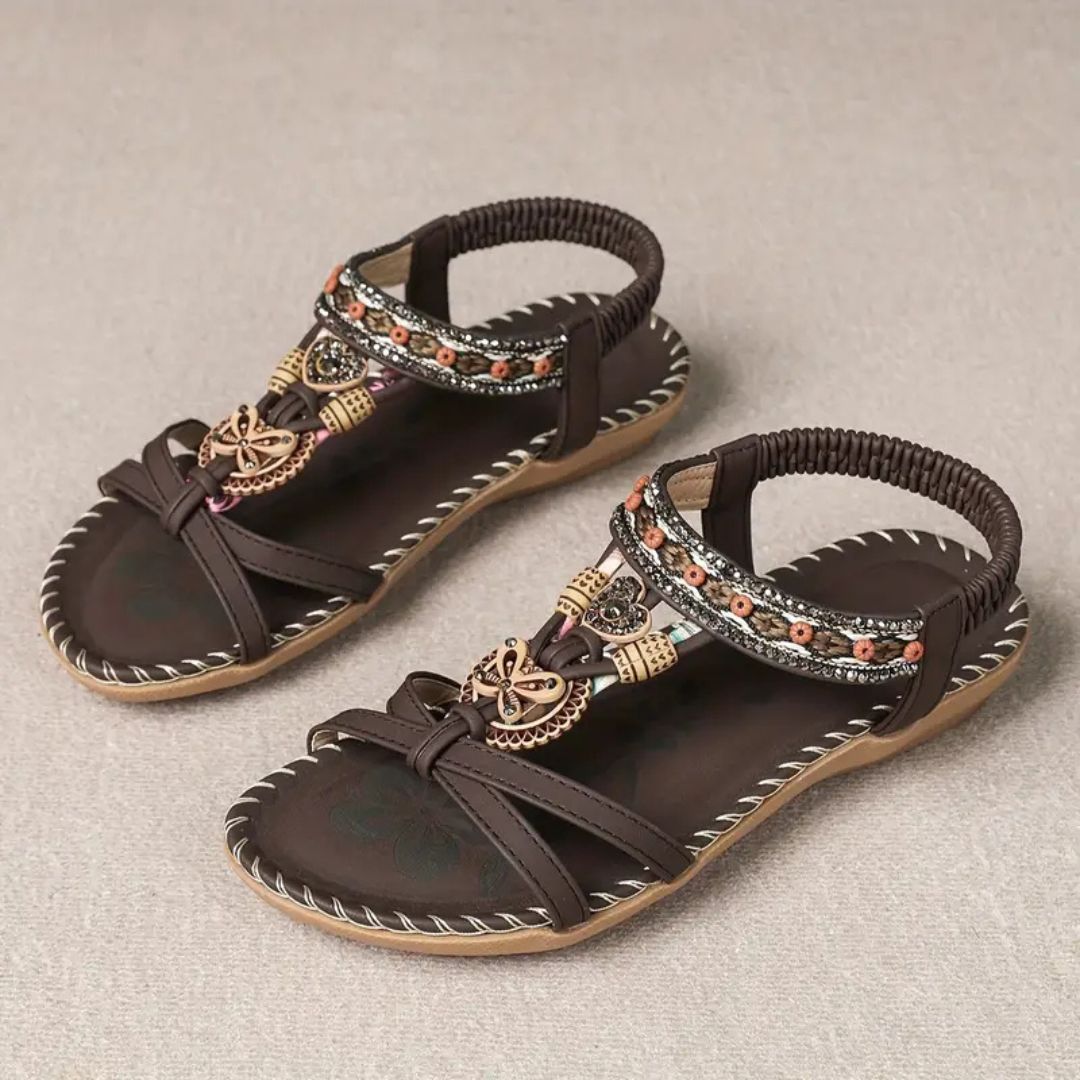 Glittery Fashion Butterfly Flip Flop Sandals