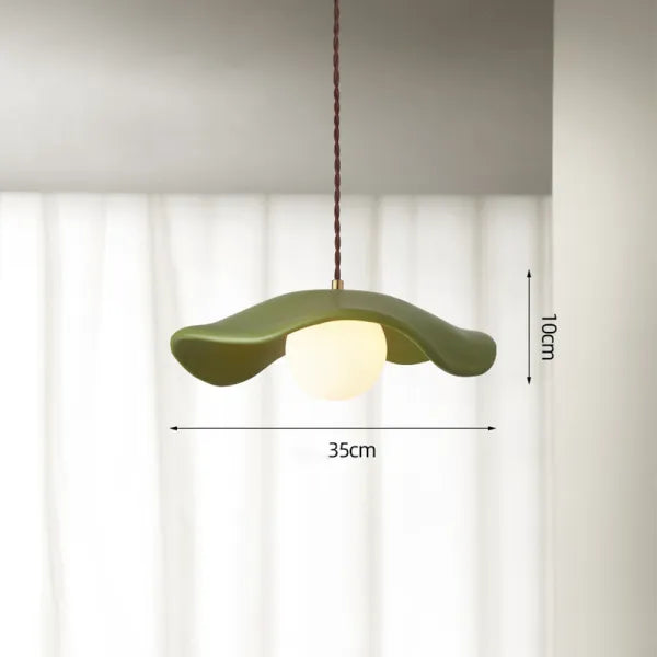 Green Glass Hanging Lamp Shade
