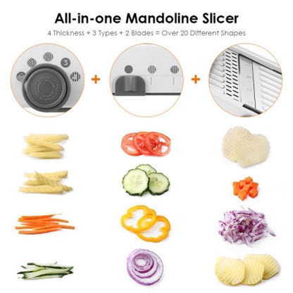 Premium Easy Slice Kitchen Mandoline Tool Set