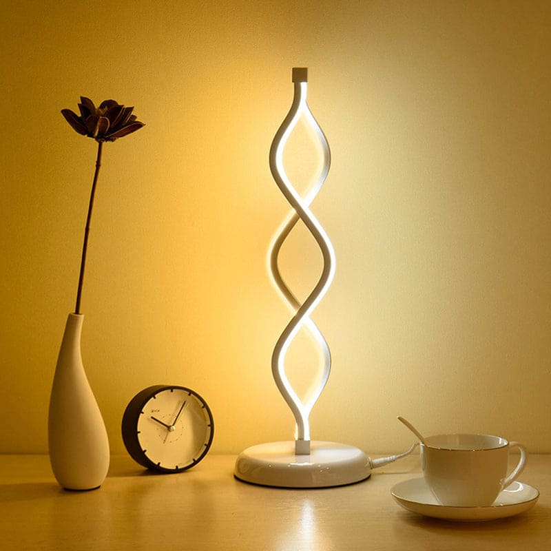 Sleek Silver Adjustable Table Lamp - Luxicro