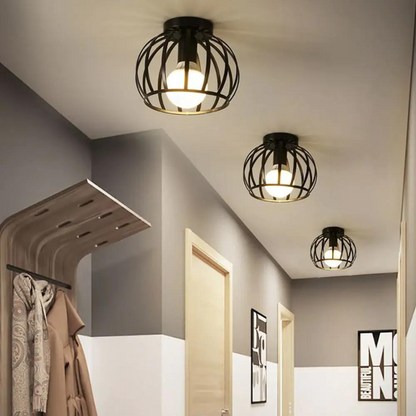 Modern Open Frame Ceiling Light