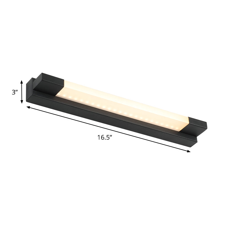 Modern Chrome LED Bathroom Sconce - Luxicro