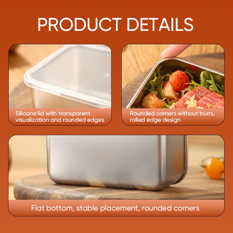 Premium Stainless Steel Lunch Box with Lid