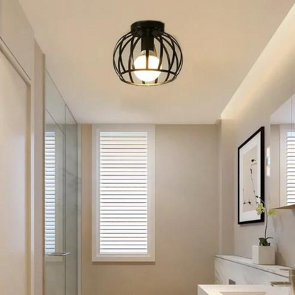 Modern Open Frame Ceiling Light