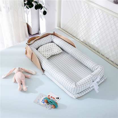 Portable Space Saving Baby Bed with Mattress