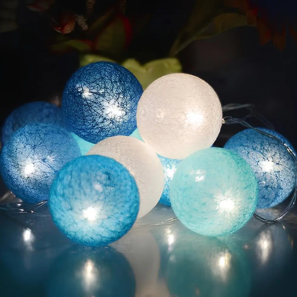 Soft Ivory Fairy Light String Decoration