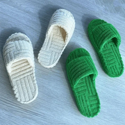 Plush Fuzzy Home Slippers
