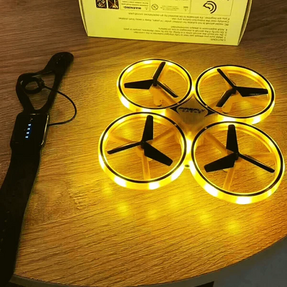 Wi-Fi Camera Drone with Bright LEDs & Auto Motion